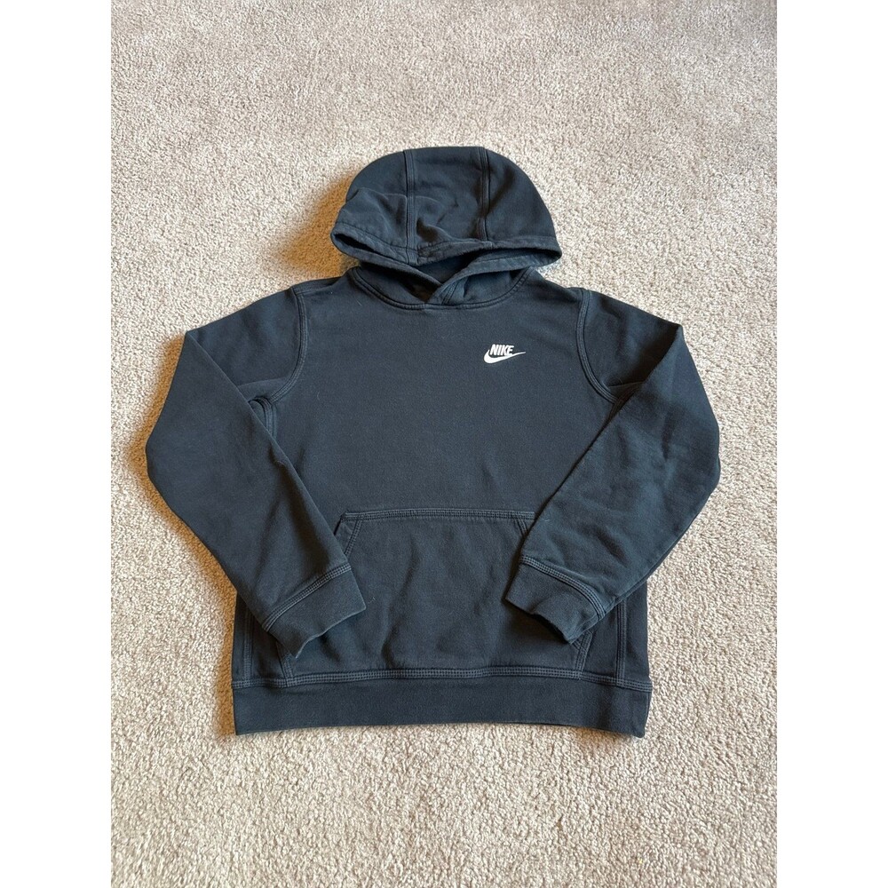 Nike Youth Black Athletic Hoodie Size Large